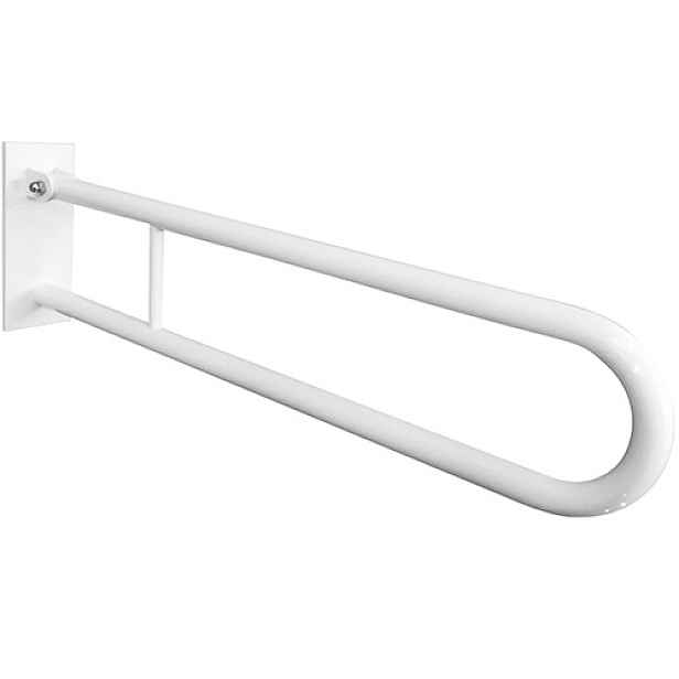 Úchyt sklopný ve tvaru U Bemeta Help 750 mm s krytkou bílá