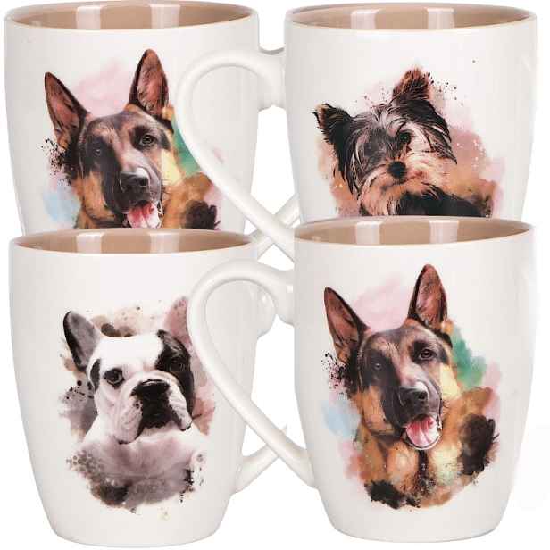 VERONI - Hrnek 360ml Dog různé motivy