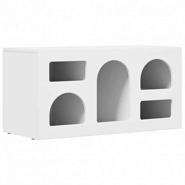 vidaXL Televizní skříň ELST 80 x 35 x 40 cm Bílá Kompozitní dřevo