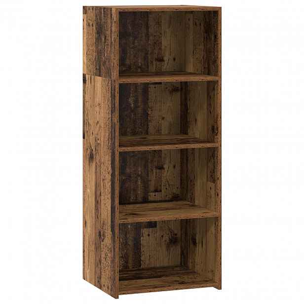 vidaXL Vysoký bufet Staré dřevo 50 x 41 x 124 cm Kompozitní dřevo