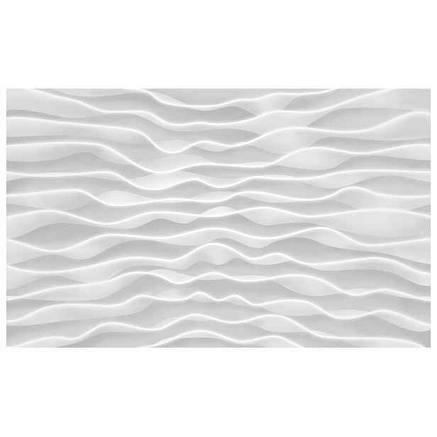 Fototapeta Bílé vlny minimalismus abstrakce elegance 312x219 lepidlo