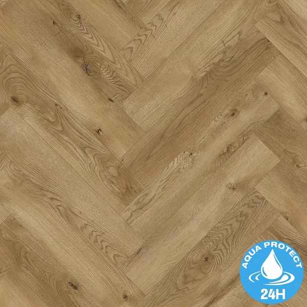 Laminátová podlaha voděodolná Dub Calpe 8mm AC5 Herringbone WR 66934