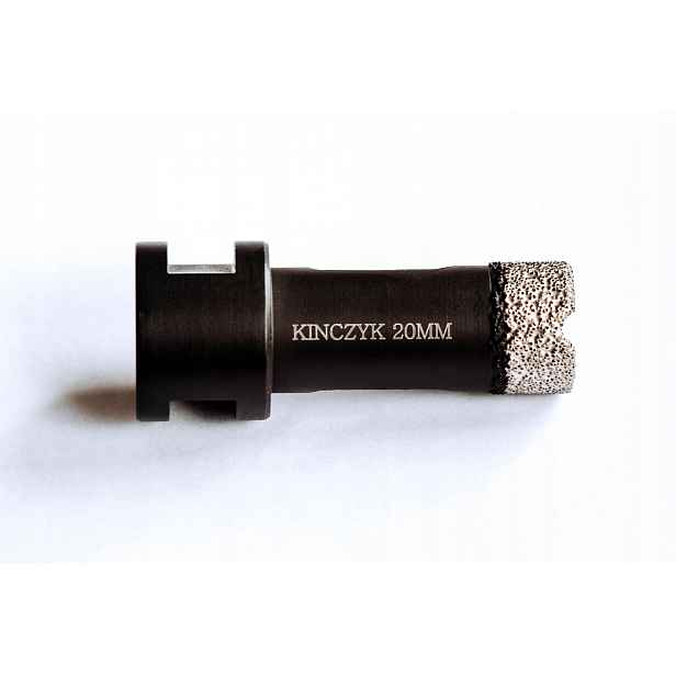 Korunka Diamantová Korunkový Vrták Pro Gres Dlaždic 20 mm M14 Kinczyk