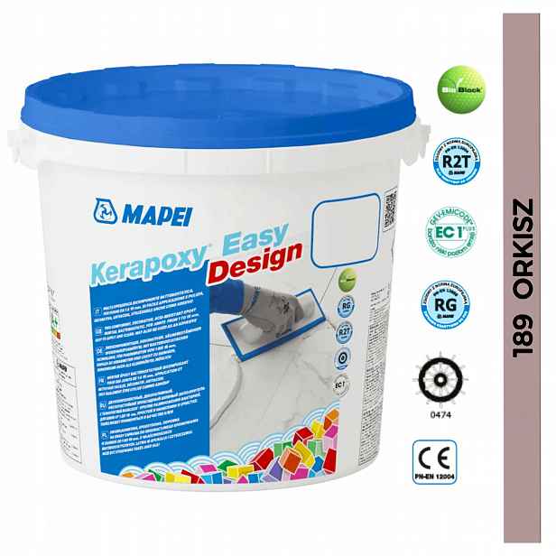 Mapei Epoxidová Spárovací Hmota Kerapoxy Easy Design 3 kg Kyselinovzdorná 189 Špalda