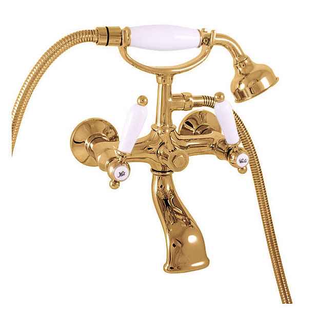 MORAVA RETRO - Vanový set s baterií, Zlatá lesklá MK559.5/2Z, RAV Slezák