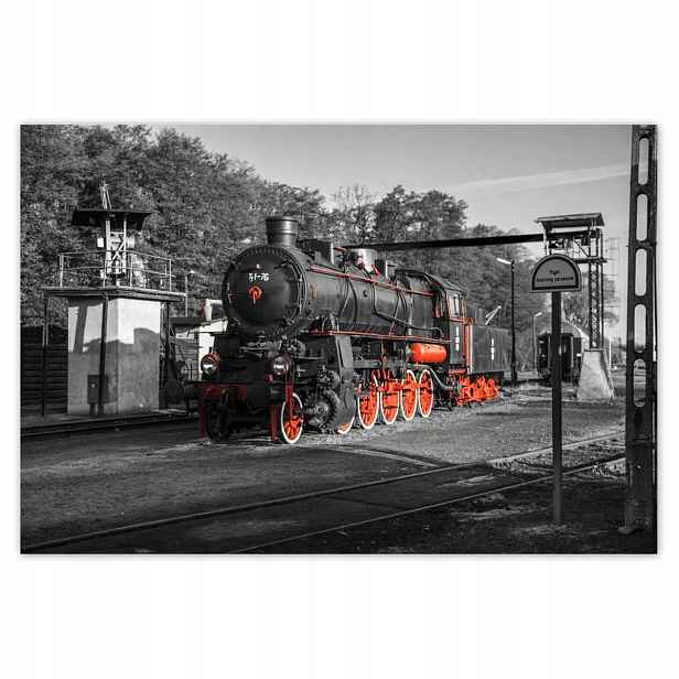 Plakáty 185x125 Parovoz Lokomotiva