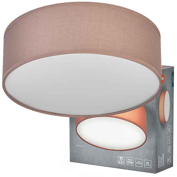Stropní Svítidlo Led nástěnné svítidlo E27 Hnědý Orbis Osram