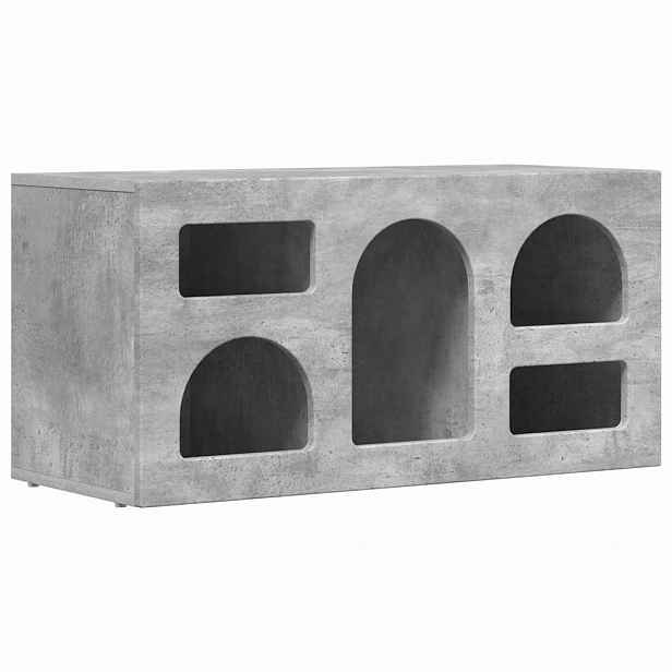 vidaXL Televizní skříň ELST 80 x 35 x 40 cm Betonově šedá
