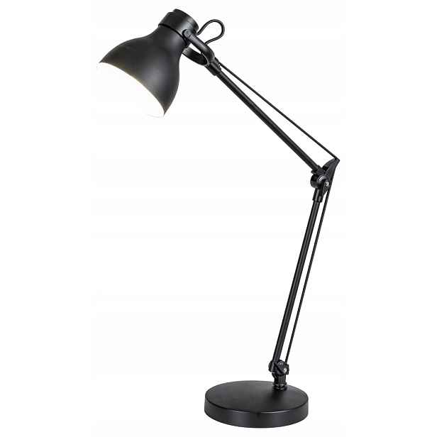 Kreslicí stolní lampa černá matná, nastavitelná, kovová, 58 cm Rabalux