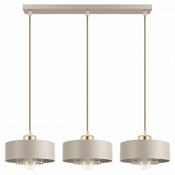Závěsná stropní lampa Stropní Svítidlo Lustr Béžová Ecru Kaszmir Loft Edison