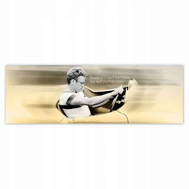 Plakáty 200x66 James Dean v autě