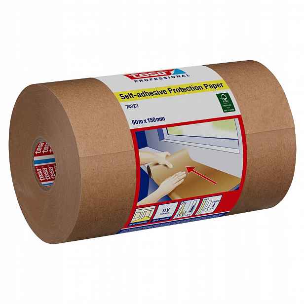 Samolepicí Ochranný Papír PROTECTION-PAPER/50X150 Tesa
