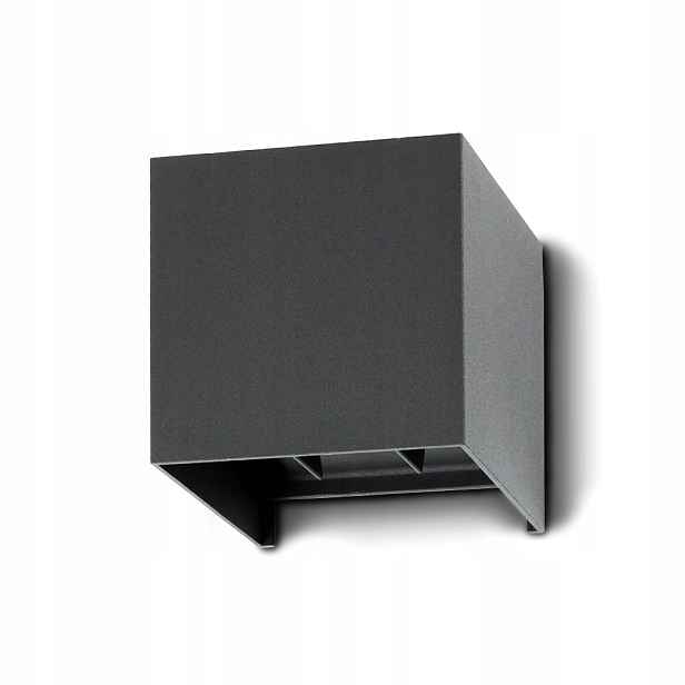 Zahradní nástěnné svítidlo Kwazar Luminaire šedé s integrovaným Led zdrojem 6 W 1544