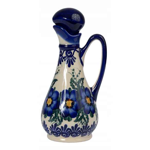 Keramická Láhev Na Olej 160 ml Keramika Styl Bolesławiec
