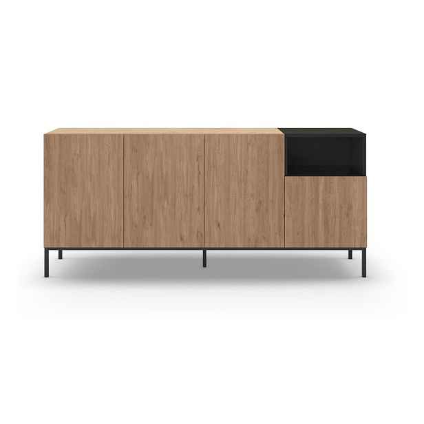 Komoda v přírodní barvě 180x80 cm Cailin – Marckeric