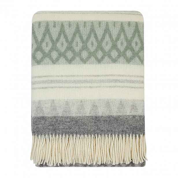 Vlněná Deka teplá pléd 100% vlna 140x200 cm Cozy Blankets