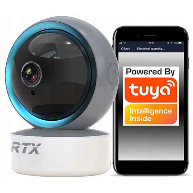 Otočná Ip kamera Rtx AI20+ 5MPx Tuya 2-way Audio Záznam Sd až do 256GB