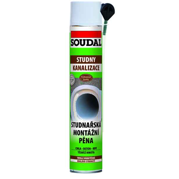 Pěna montážní studnářská Soudal 750 ml