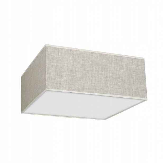 Stropní Svítidlo stropní Milagro Lino MLP7495 Čtvercový 40 cm 2xE27 Lněná tkanina