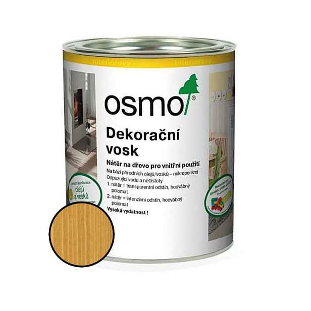 Vosk dekorační Osmo 3164 dub 0,375 l