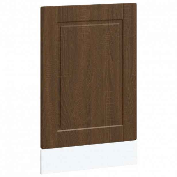 vidaXL Panel na myčku Porto hnědý dub 45x1,5x57 cm kompozitní dřevo
