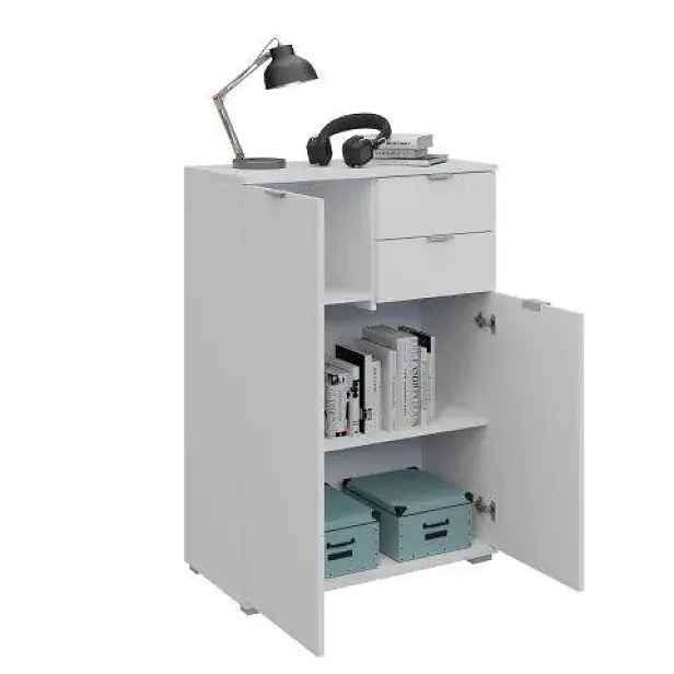 Casarredo Komoda 2D2S vysoká BORJA bílá