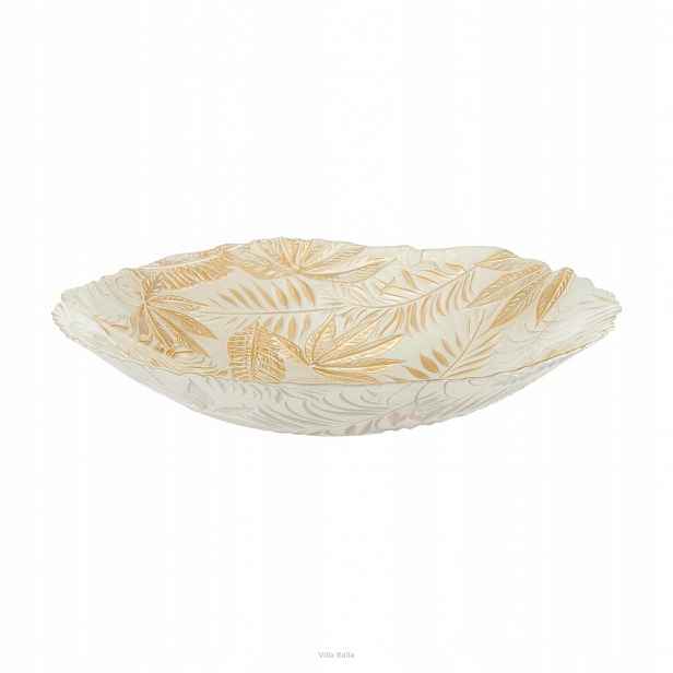 Villa Italia Salátová Mísa skleněná 40 cm Amazon Gold