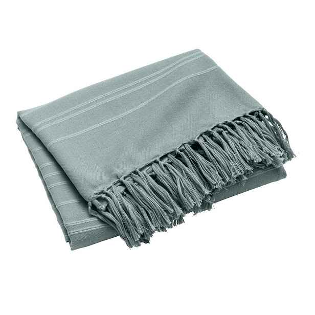 Zelený bavlněný přehoz 180x220 cm Lilia – douceur d'intérieur