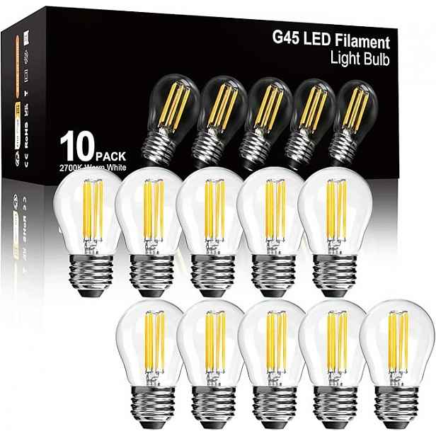 Led žárovky E27 Sada 10 Ks G45 6W 600 lm 2700K stmívatelné Teplá bílá
