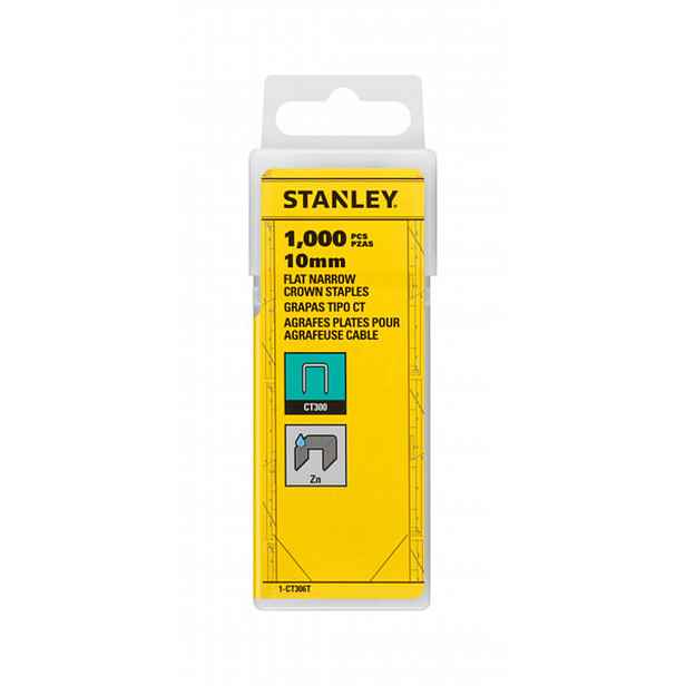 Stanley - Spony typu CT, 10 mm, 1000 ks 1-CT306T
