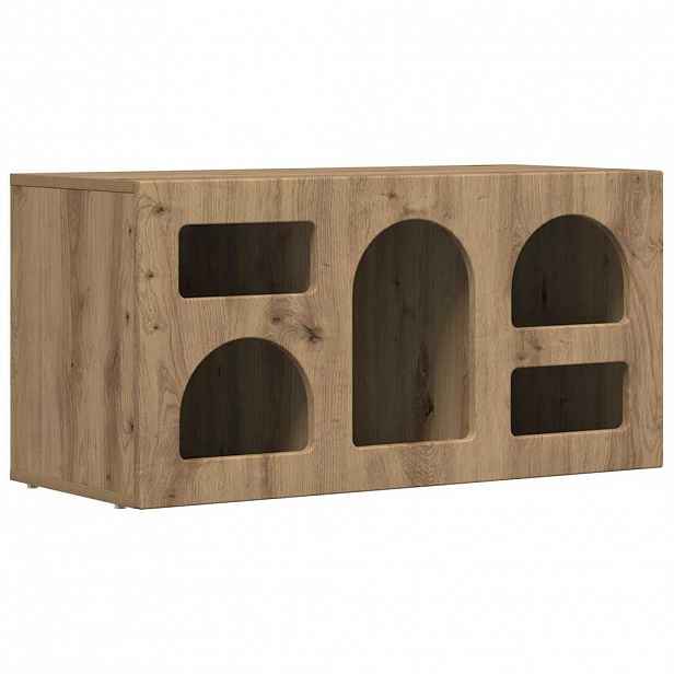 vidaXL Televizní skříň ELST 80 x 35 x 40 cm Artisanový dub