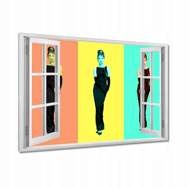 Obrazy 90x60 Audrey Hepburnová Herečka