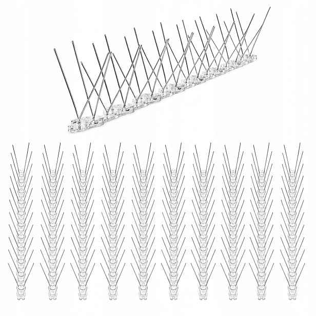 50 X Hroty Na Holuby Dvojité 50 cm Nerezové Hroty Odpuzující Ptáky