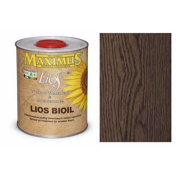 Maximus Lios Bioil Fume Kouřově šedý 1L barvicí olej na dřevo
