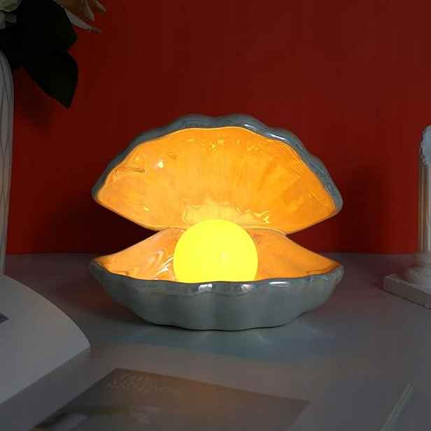 Noční Lampa Perlová dekorativní lampička Perla v mušli