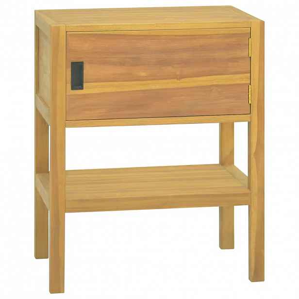 vidaXL Koupelnová skříňka 60 x 40 x 75 cm masivní teakové dřevo