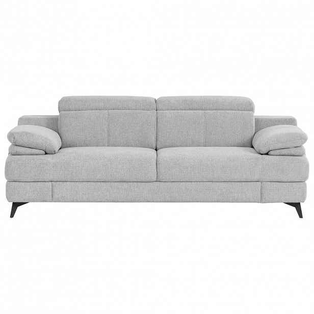 Livetastic DVOUMÍSTNÁ POHOVKA, textil, barvy stříbra