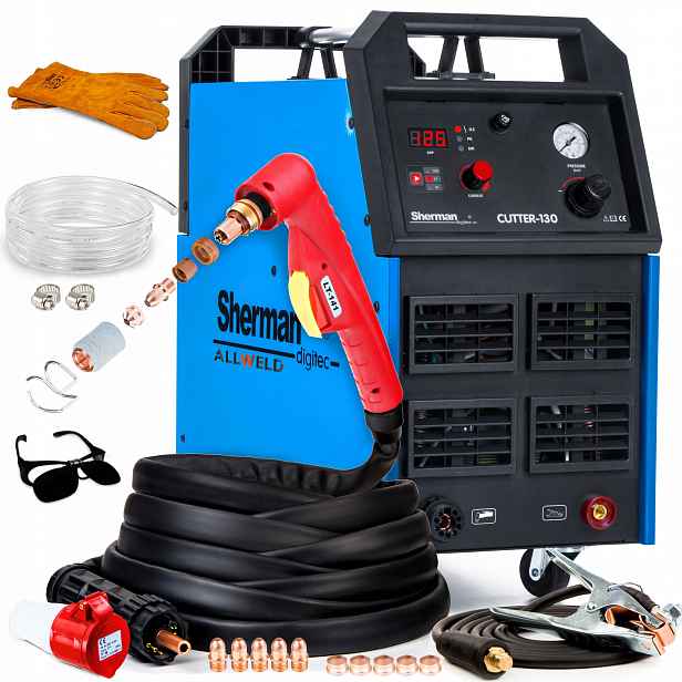Plazmová Řezačka Plazmová Plazma Sherman Cutter 130 Hf 125A 45 MM Igbt