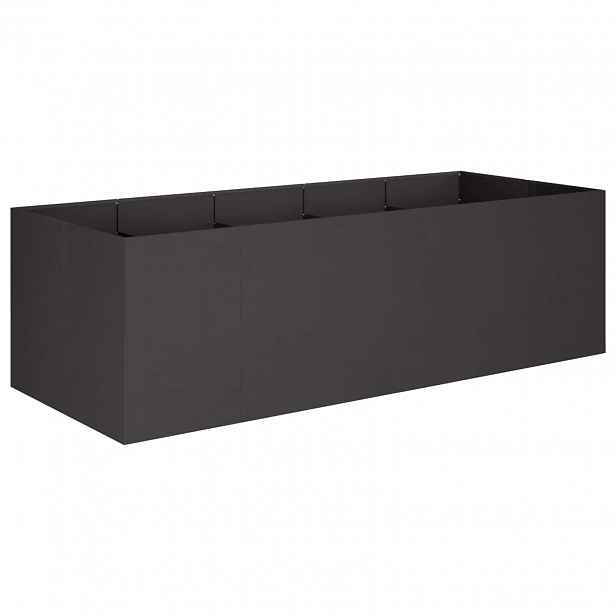 vidaXL Zahradní pěstebník Černá 200 x 80 x 60 cm