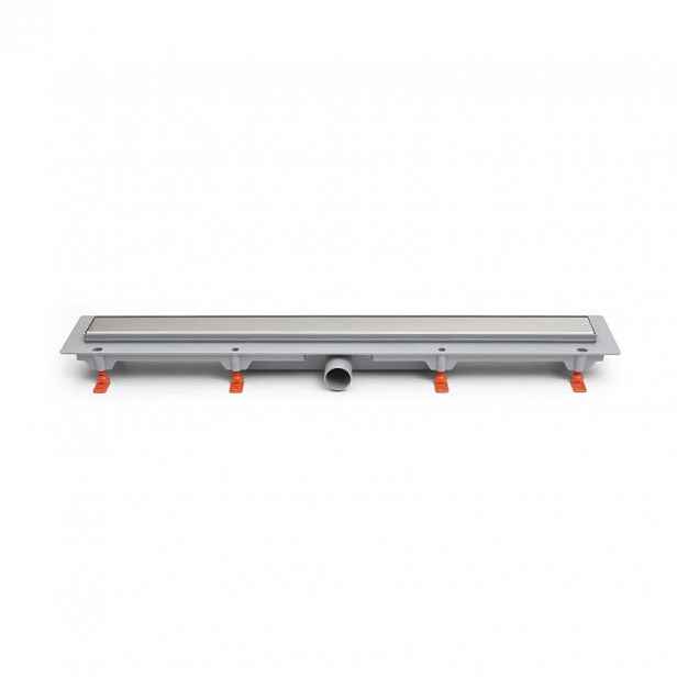 Žlab podlahový lineární 850 mm, D 40 mm, boční, klasik floor mat, Enpro