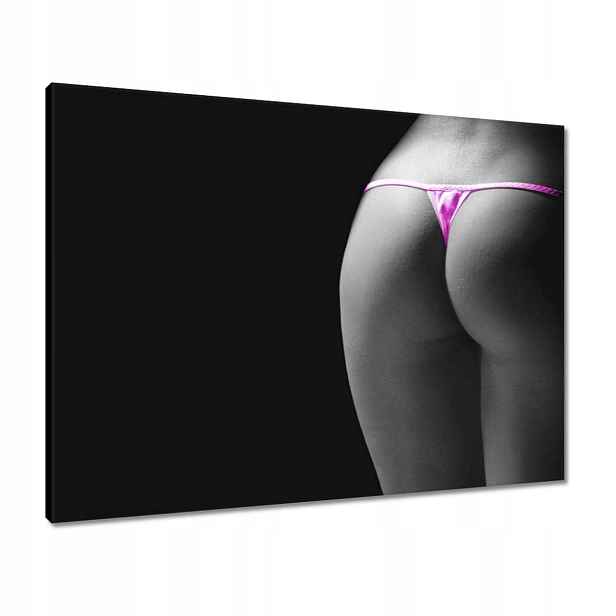 Obrazy 80x60 Růžové tanga