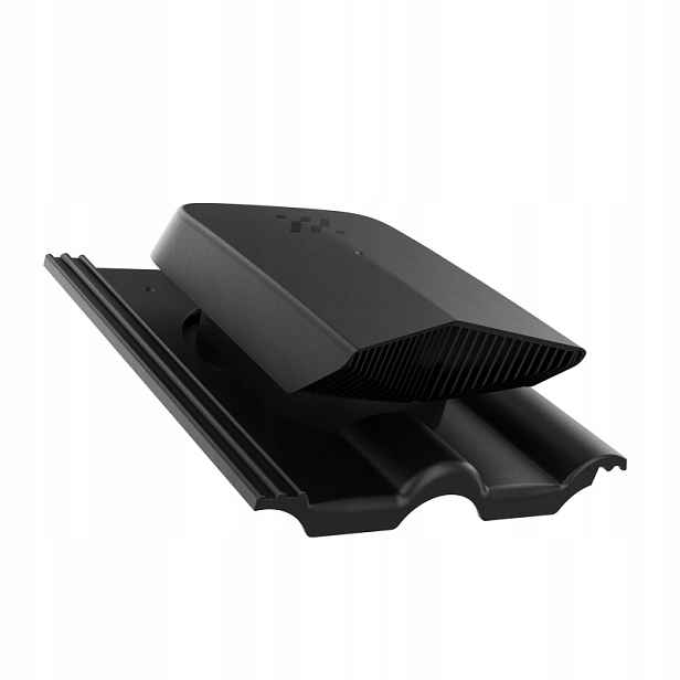Ventilační střešní ventilátor Braas Románský Černý