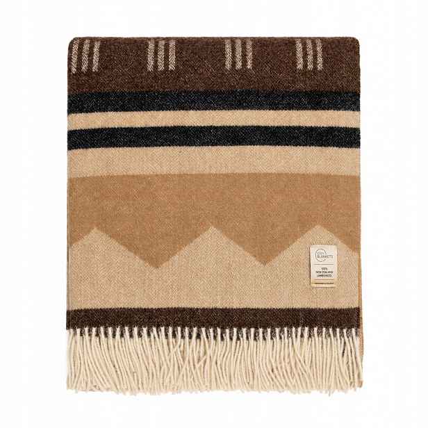 Vlněná Deka teplá měkká 100% vlna pléd 170x200 Cozy Blankets