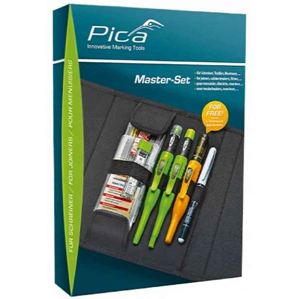 Sada pro značení popisovačů a tužky pro montéry truhlářů Master-Set