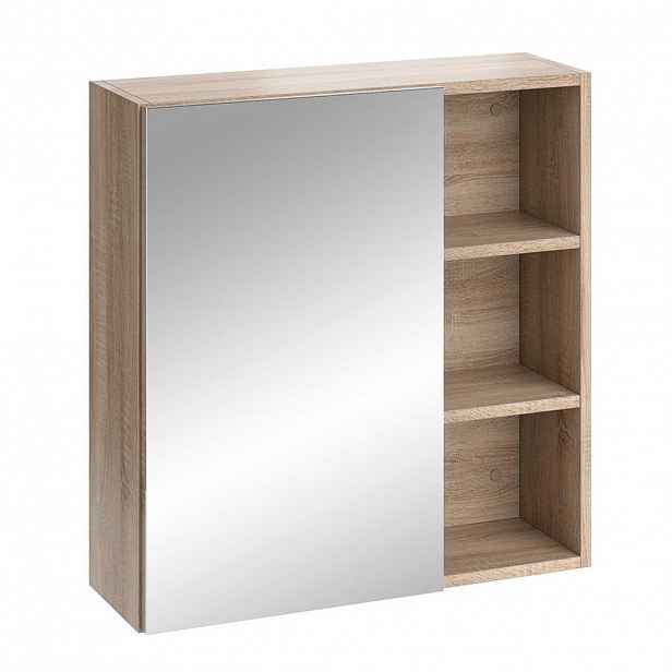 Vicco KOUPELNOVÁ ZRCADLOVÁ SKŘÍŇKA Senyo Sonoma 62 x 64 cm