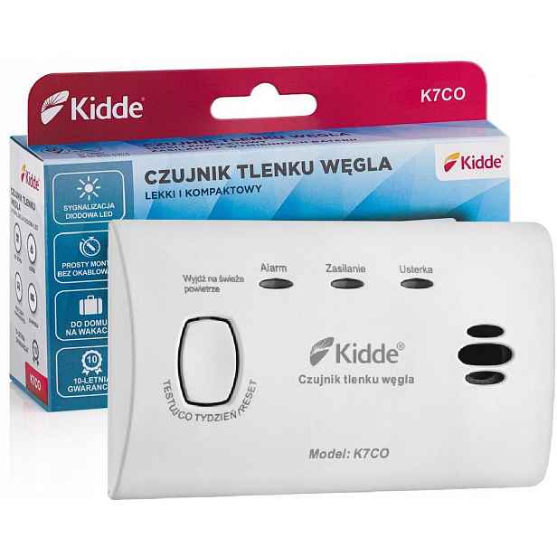 Detektor oxidu uhelnatého Kidde K7CO