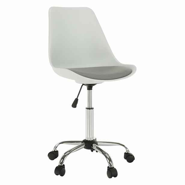 Kancelářská židle DARISA NEWTempo Kondela Bílá / šedá
