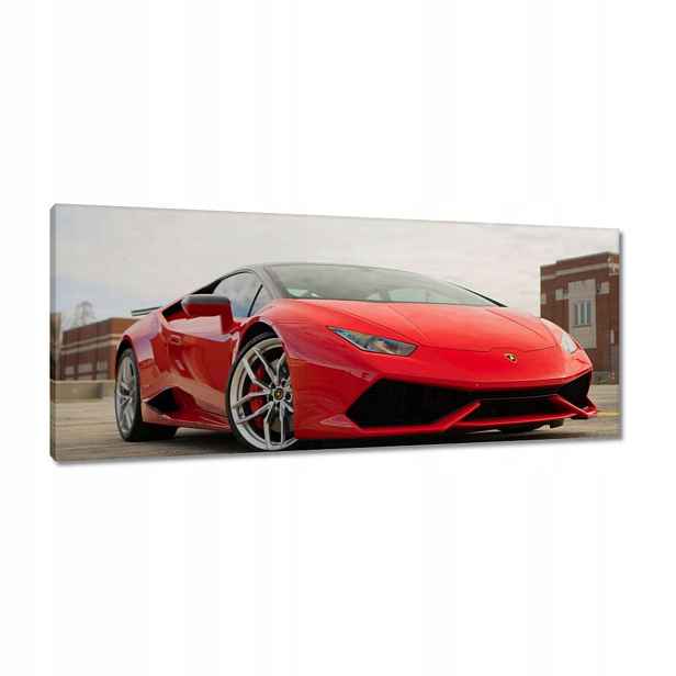 Obrazy 100x40 Červené Ferrari