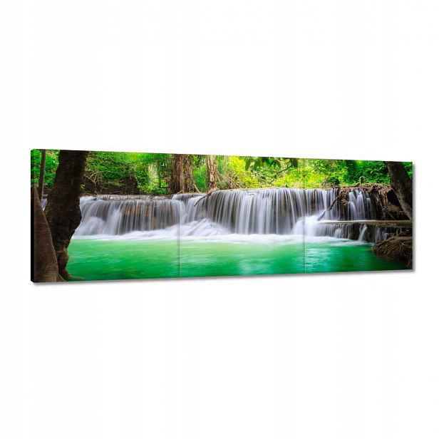 Obrazy 120x40 Krajina vodopád