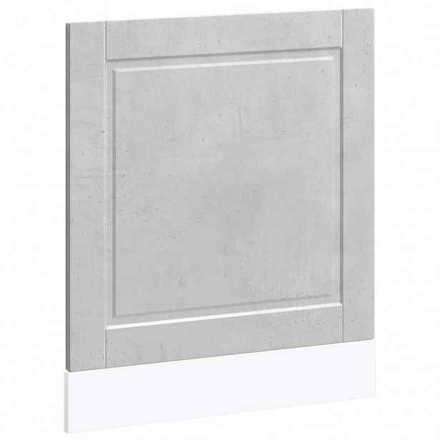 vidaXL Panel na myčku Porto betonově šedá 60x1,5x57 cm kompozit